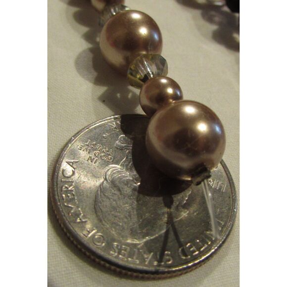 Beads jewelry making craft multi-colored veined beads new - Picture 6 of 7